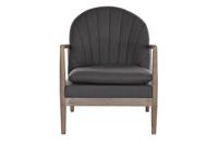 Armstoel DKD Home Decor Donker grijs Spar Plastic 68 x 69 x 89 cm 67 x 70 x 89 cm - thumbnail