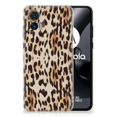 Motorola Edge 30 Neo | TPU Hoesje | Leopard Motorola Edge 30 Neo | TPU Hoesje | Leopard