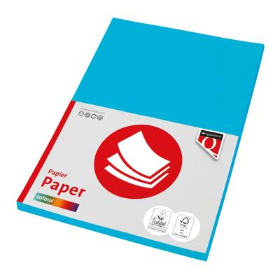 Kopieerpapier Quantore Colour A4 80gr azuurblauw 100 vel | 10 stuks