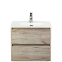 Dante Badmeubelset 60 cm - Craft Oak - Keramische Wastafel Wit Cover - thumbnail