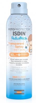 Isdin Pediatrics Transparant Spray Wet Skin SPF50