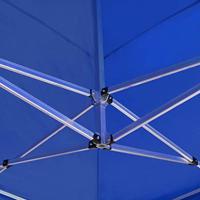 Partytent professioneel inklapbaar 6x3 m aluminium blauw - thumbnail