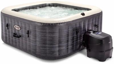 Intex Pure Spa Greystone Deluxe opblaasbare spa - 6 persoons