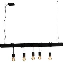 Stars of Light Black hanging lampTownshend-B 5-light - 39937