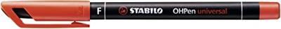 STABILO OHPen universal, OHP-marker, permanent, fijn 0,7 mm, rood