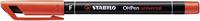 STABILO OHPen universal, OHP-marker, permanent, fijn 0,7 mm, rood - thumbnail