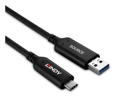 USB-kabel LINDY 43395 Zwart
