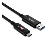 USB-kabel LINDY 43395 Zwart - thumbnail