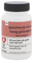 HEMA Gezuiverde Visolie Hoog Gedoseerd 55% Omega-3 - 60 Stuks - thumbnail