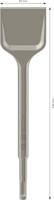 Bosch Professional Spadebeitel SDS-Plus 250 x 60 mm - 2608690102 - thumbnail