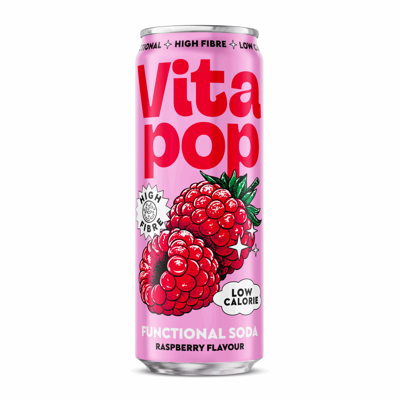 Vita Pop soda raspberry (12x 33cl)