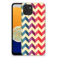 Samsung Galaxy A03 | TPU bumper | Zigzag Multi Color - thumbnail