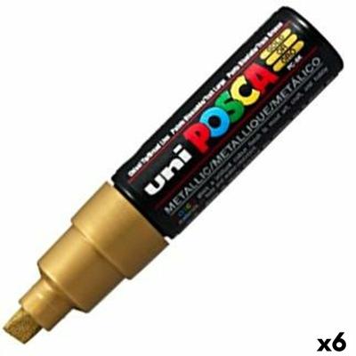 Markeerstiften POSCA PC-8K Gouden 6 Stuks