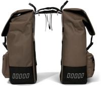 double cargo bag 38L recycled bruin - thumbnail
