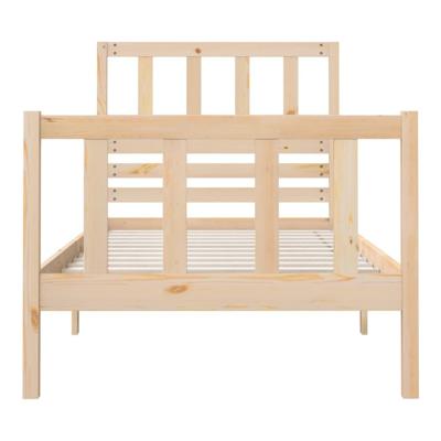 Bedframe massief hout 75x190 cm - thumbnail