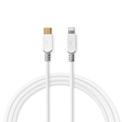 Apple Lightning-Kabel | Apple Lightning 8-Pins Male - USB-C | 1,00 m | Wit