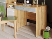 Bureau PLANITY 120 cm nash eik/wit/beton - thumbnail