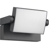 Antraciet LED Buitenwandlamp 10W - Warm Wit 3000K - IP54 - Aluminium - thumbnail