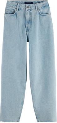 High rise balloon - recycled cotton crystalized in