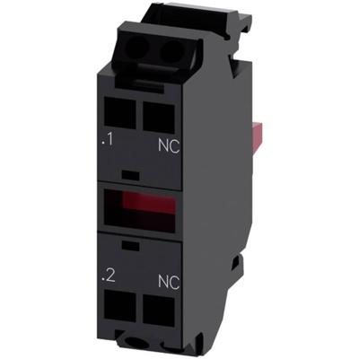 Siemens 3SU1400-1AA10-3CA0 Contactmodule Voor frontbevestiging 1x NC Contact element 500 V 1 stuk(s)