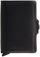 Secrid Twinwallet Vintage Portemonnee Zwart Aluminium, Leer - thumbnail