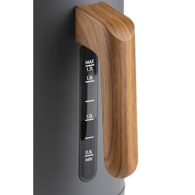 DOMO WASSERKOCHER Waterkoker Aantal/Volume: 1.7 l Mat grijs DOMO WASSERKOCHER Waterkoker Aantal/Volume: 1.7 l Mat grijs