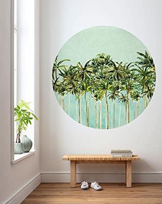 Komar Le Jardin; Komar Dots Behangcirkel Coconut Trees - D1-093
