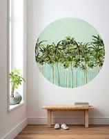Komar Le Jardin; Komar Dots Behangcirkel Coconut Trees - D1-093 - thumbnail