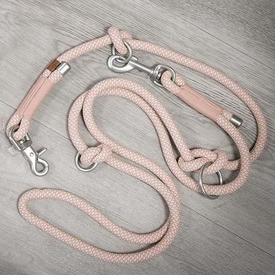 Trixie soft rope hondenriem verstelbaar saliegroen / mint - thumbnail