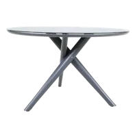 Tafel Buiten Tuin Mojito Ceramic Negro ø120cm Lesli Living - thumbnail