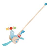Goki houten duwfiguur zeehond - thumbnail