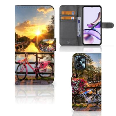 Motorola Moto G13 | G23 | Flip Cover | Amsterdamse Grachten Motorola Moto G13 | G23 | Flip Cover | Amsterdamse Grachten