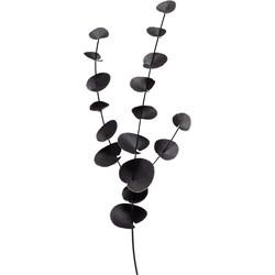 BePureHome Eucalyptus Wanddeco - Metaal - Zwart - 91x37x9