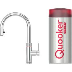 Quooker Flex met COMBI boiler 3-in-1 kokend water kraan chroom