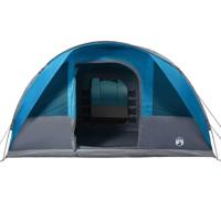Tunneltent 7-persoons waterdicht blauw - thumbnail