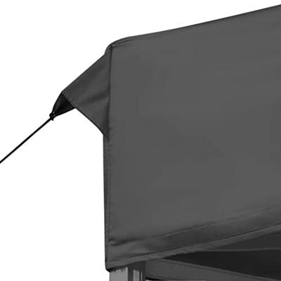 VidaXL Partytent professioneel inklapbaar 6x3 m aluminium antraciet