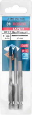 Bosch Accessories 2608900595 Tegelboorset 3-delig 5 mm, 6 mm, 8 mm 3 stuk(s) Bosch Accessories 2608900595 Tegelboorset 3-delig 5 mm, 6 mm, 8 mm 3 stuk(s)