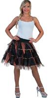 Petticoat zwart / oranje / goud - thumbnail