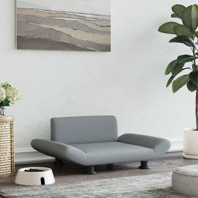 Hondenmand 70x45x28 cm stof lichtgrijs Hondenmand 70x45x28 cm stof lichtgrijs