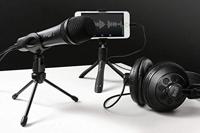 Smartphone microfoon IK Multimedia iRig Mic HD 2 Zendmethode:Kabelgebonden Incl. kabel, Incl. tas, Incl. standaard - thumbnail