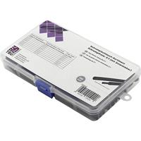 TRU COMPONENTS TC-6793940 Krimpkous assortiment Zwart Krimpverhouding:3:1 100 stuk(s) - thumbnail