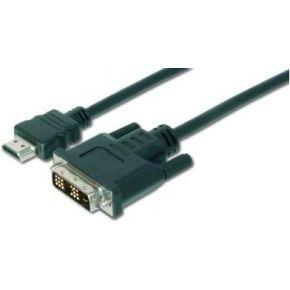 Digitus AK-330300-020-S HDMI-kabel HDMI / DVI Adapterkabel HDMI-A-stekker, DVI-D 18+1-polige stekker 2.00 m Zwart Schroefbaar