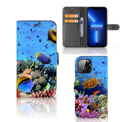 iPhone 13 Pro Max | Telefoonhoesje | Met pasjeshouder | Vissen iPhone 13 Pro Max | Telefoonhoesje | Met pasjeshouder | Vissen