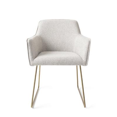 Jesper Home Eetkamerstoel 'Hofu' Slide Gold, kleur Checkers Charm