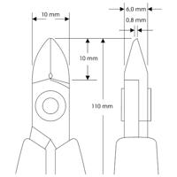 Lindström 8142 Zijkniptang - thumbnail