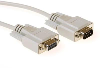 ACT AK2307 Seriële 9 Pin D-Sub Male/9 Pin D-Sub Female - 5 meter