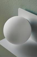 Witte wandlamp opaalglas met plankje Nordlux Lilibeth - thumbnail
