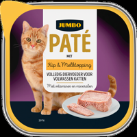 Jumbo Pate met Kip & Melktopping 100 g - thumbnail