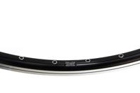 Mach1 velg 28 inch 36 gaats zwart geslepen zijkant - thumbnail