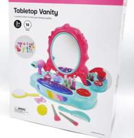 Playgo - table top vanity kinder kaptafel met accessoires - thumbnail